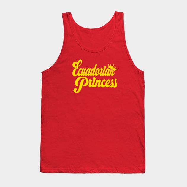 ECUADORIAN PRINCESS CROWN Tank Top by LILNAYSHUNZ